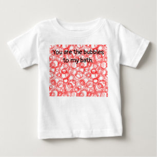 Camiseta De Bebé Burbujas rojas
