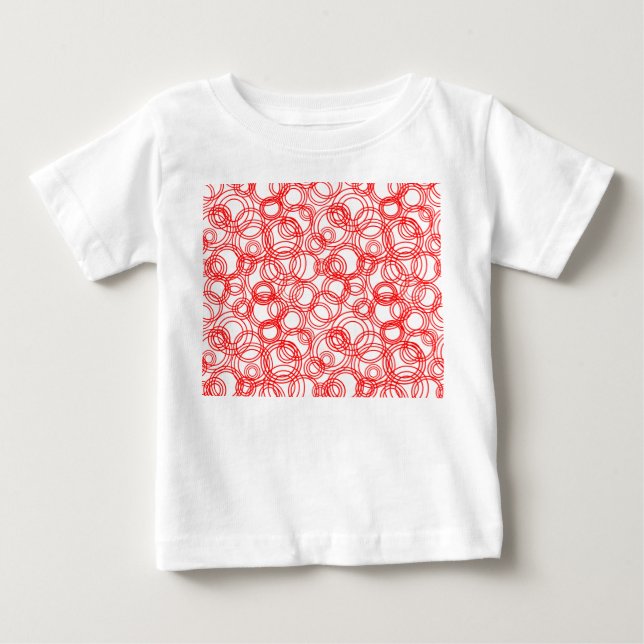 Camiseta De Bebé Burbujas rojas (Anverso)