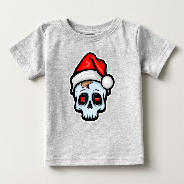 Camiseta De Bebé Burla de Navidades divertidos, estilo Personalizad (Anverso)