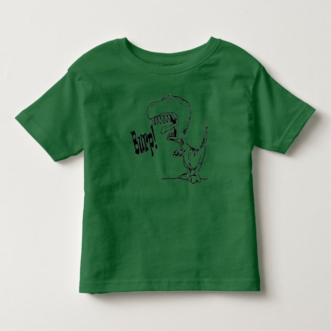 Camiseta De Bebé ¡BURP de T-Rex! (Anverso)
