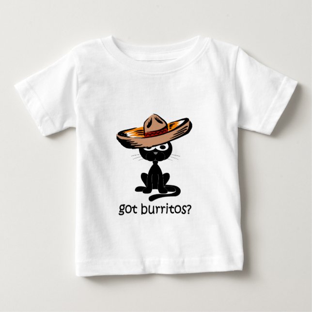 Camiseta De Bebé Burritos conseguidos divertidos (Anverso)