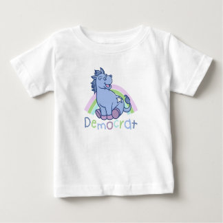Camiseta De Bebé Burro de Demócrata del bebé