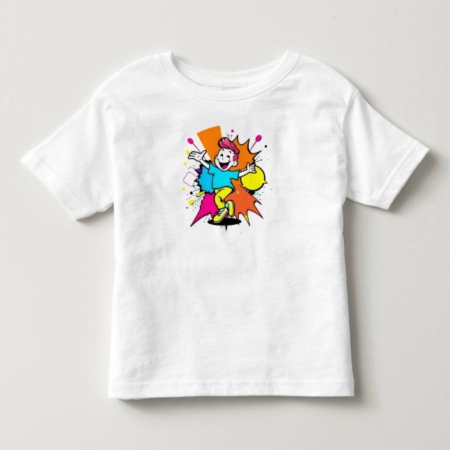 Camiseta De Bebé Burst of Joy (Anverso)