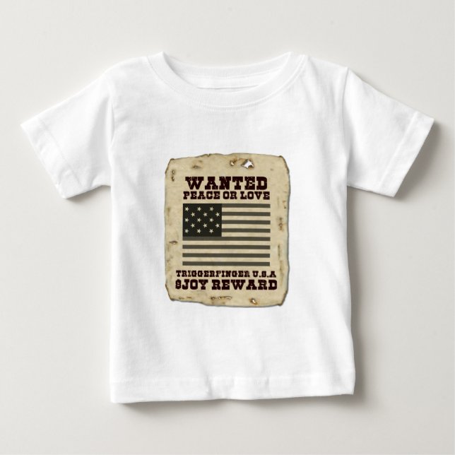 Camiseta De Bebé Buscaba la Paz (Anverso)
