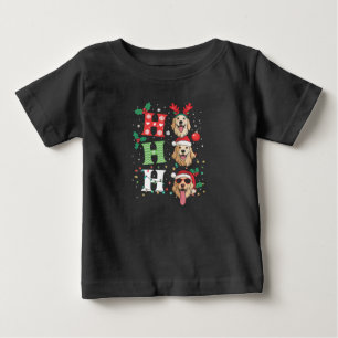 Camiseta De Bebé Buscadores Ho Ho Ho Navideños Dorados