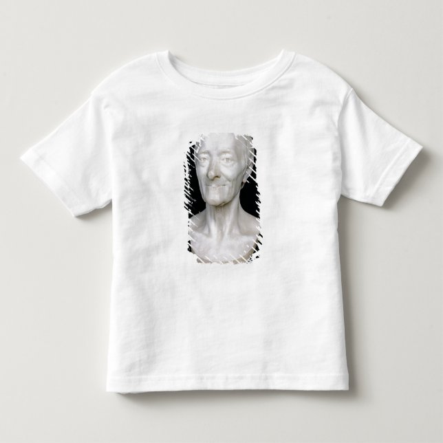 Camiseta De Bebé Busto de Voltaire sin su peluca, 1778 (Anverso)