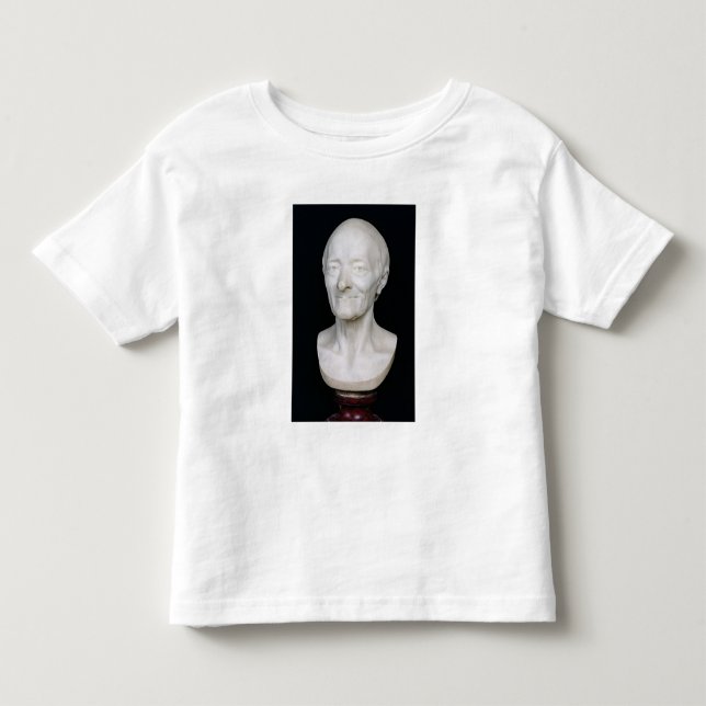 Camiseta De Bebé Busto de Voltaire sin su peluca, 1778 (Anverso)
