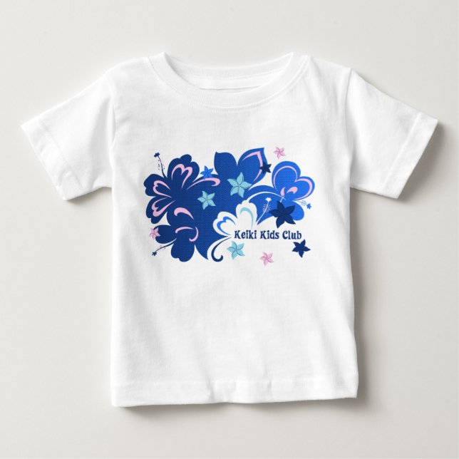 Camiseta De Bebé Butterflibiscus Hawaian Hibiscus y Butterfly (Anverso)