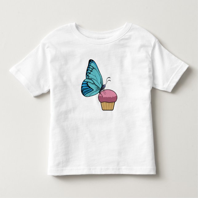 Camiseta De Bebé Butterfly with Muffin (Anverso)