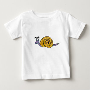 Camiseta De Bebé BV equipo divertido del caracol de bebé