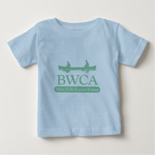 Camiseta De Bebé BWCA/Campamento de piragüismo de peces de altura