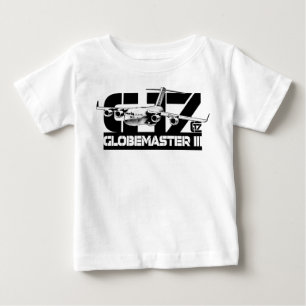 Camiseta De Bebé C-17 Globemaster III Camiseta Romper Bebé
