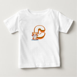 Camiseta De Bebé C de gato