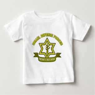Camiseta De Bebé CA - Insignias de las fuerzas de defensa de Israel
