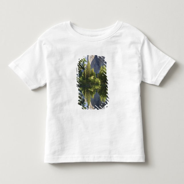 Camiseta De Bebé CA, Parque Nacional Yosemite, El Capitán reflejado (Anverso)