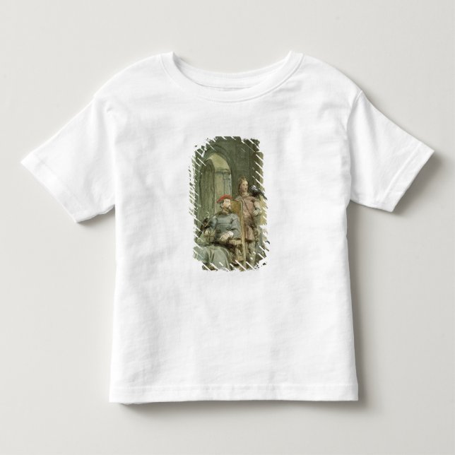 Camiseta De Bebé Caballero y página (Anverso)