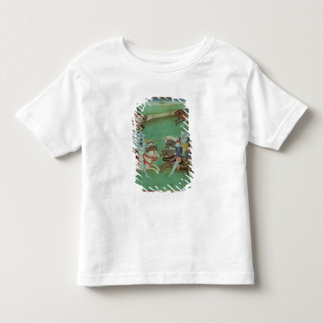 Camiseta De Bebé Caballeros de enseñanza a joust (Anverso)