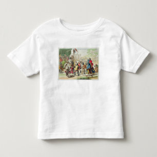 Camiseta De Bebé Caballeros que combaten en duelo a pie en un