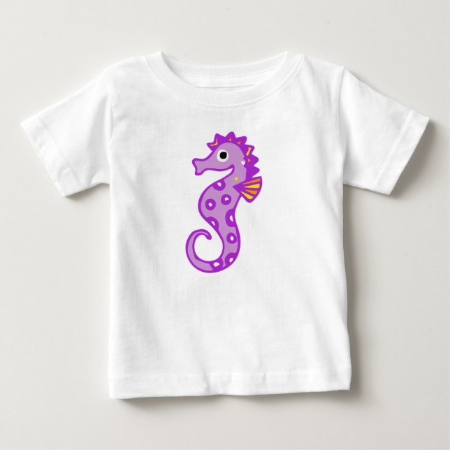 Camiseta De Bebé Caballito de mar (Anverso)