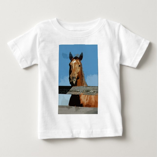 Camiseta De Bebé Caballo (Anverso)