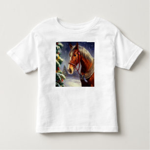 Camiseta De Bebé Caballo 1 navidades