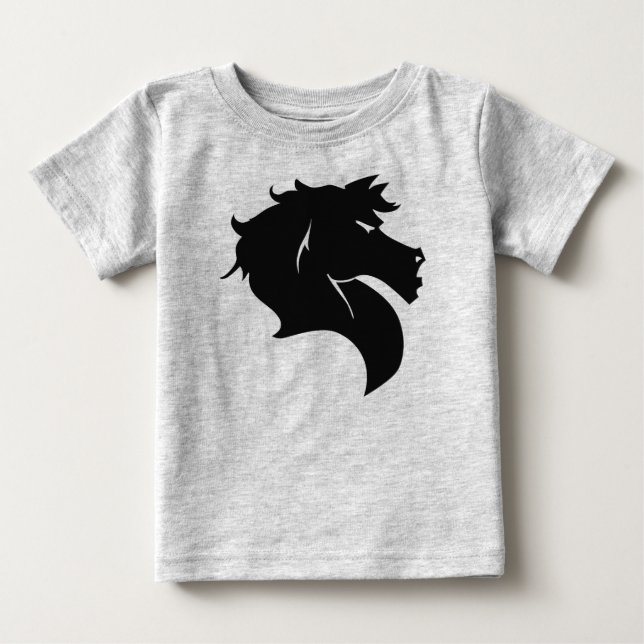 Camiseta De Bebé Caballo 1Z (Anverso)