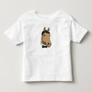 Camiseta De Bebé Caballo como caballero con pajarita