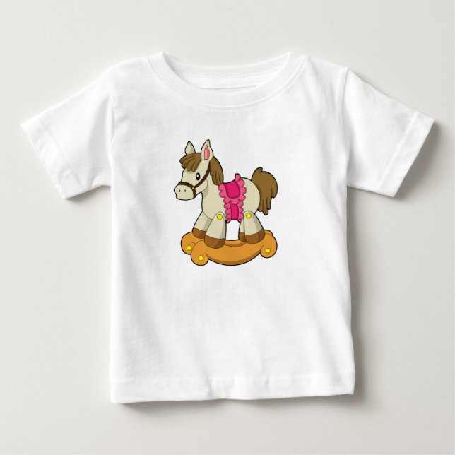 Camiseta De Bebé Caballo como Caballito de balancín.PNG (Anverso)