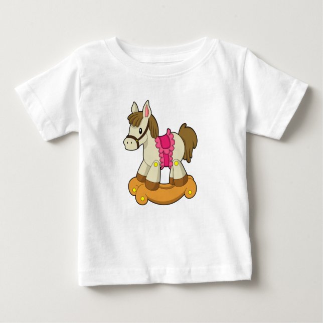 Camiseta De Bebé Caballo como Caballo de balancín.PNG (Anverso)