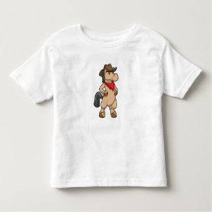 Camiseta De Bebé Caballo como vaquero