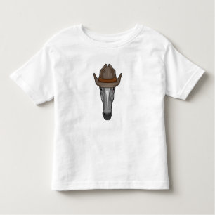 Camiseta De Bebé Caballo como vaquero con Gorra