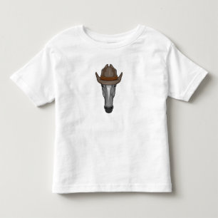 Camiseta De Bebé Caballo como Vaquero con Sombrero