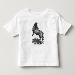 Camiseta De Bebé Caballo con una grada