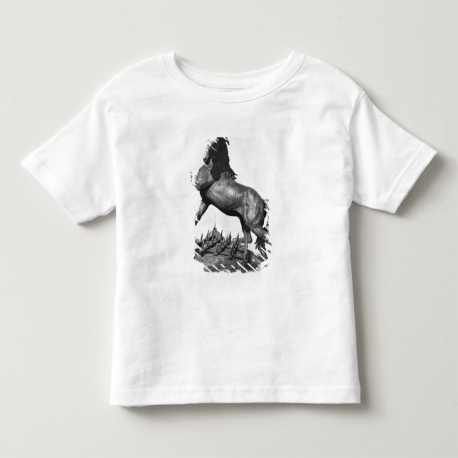 Camiseta De Bebé Caballo con una grada (Anverso)