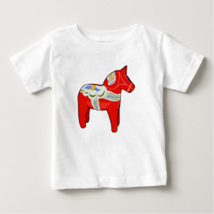 Camiseta De Bebé Caballo dalecareño