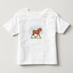 Camiseta De Bebé Caballo de acedera con bribón y soca ecuestre