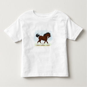 Camiseta De Bebé Caballo de Bay Clydesdale