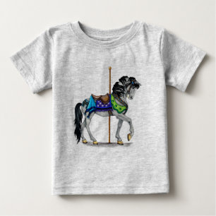 Camiseta De Bebé Caballo de carrusel