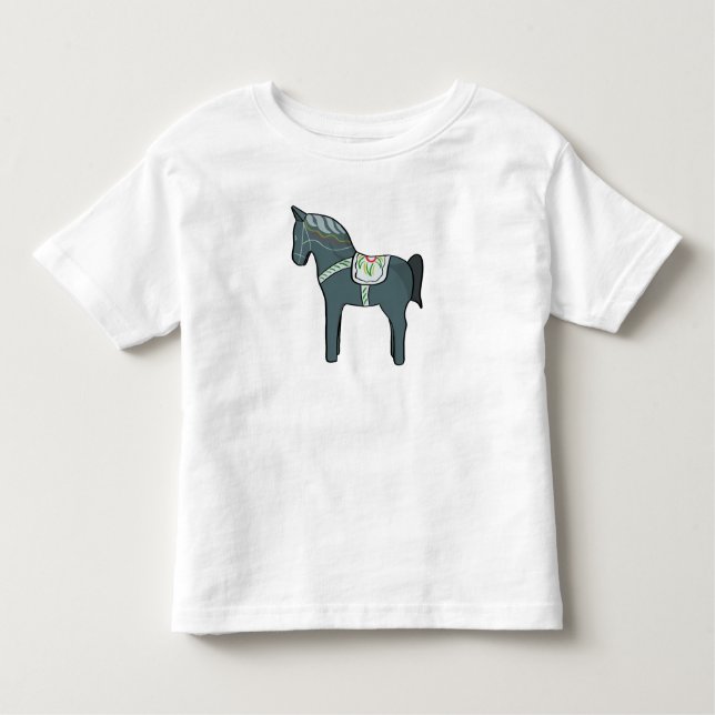 Camiseta De Bebé Caballo de Dala (Anverso)