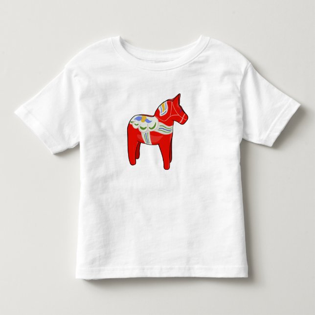Camiseta De Bebé Caballo de Dalecarlia (Anverso)