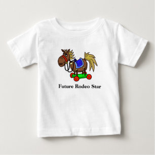Camiseta de bebé caballo de juguete estrella de ro