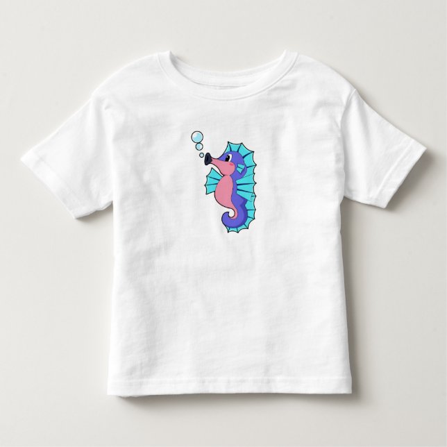 Camiseta De Bebé Caballo de mar (Anverso)