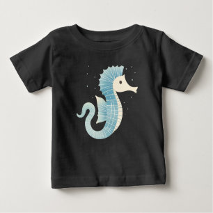 Camiseta De Bebé Caballo de mar de Liltte