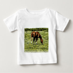Camiseta De Bebé Caballo de Sorrel