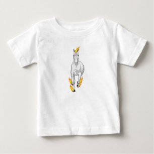 Camiseta De Bebé Caballo en Llama