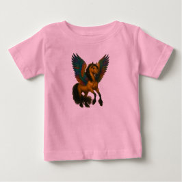 Camiseta De Bebé Caballo Magnífico Con Alas Espectaculares