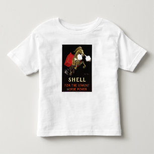 Camiseta De Bebé Caballo mecánico con Shell Oil