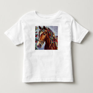 Camiseta De Bebé Caballo navidad 2