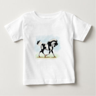 Camiseta De Bebé Caballo Piebald Overo Pinto