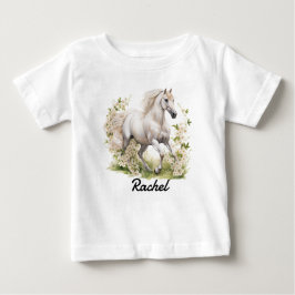 Camiseta De Bebé Caballo Salvaje Hermoso